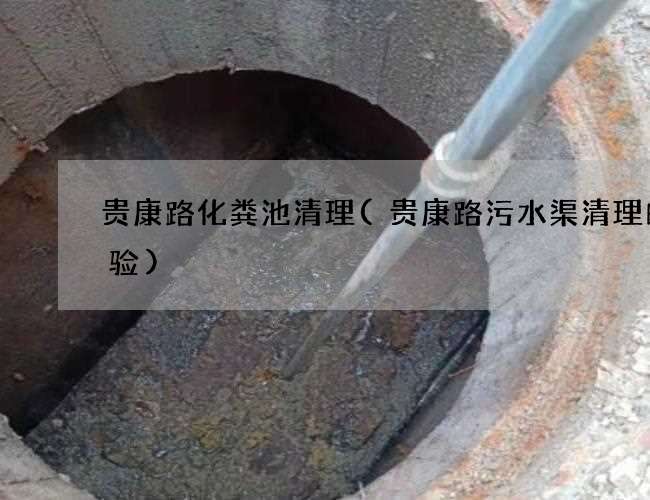 貴康路化糞池清理(貴康路污水渠清理的經驗)