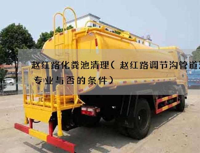 趙紅路化糞池清理(趙紅路調節溝管道清洗專業與否的條件)