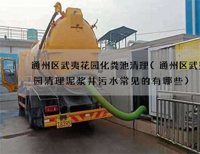 通州區武夷花園化糞池清理(通州區武夷花園清理泥漿井污水常見的有哪些)