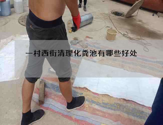 一村西街清理化糞池有哪些好處