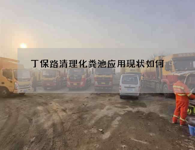 丁保路清理化糞池應(yīng)用現(xiàn)狀如何