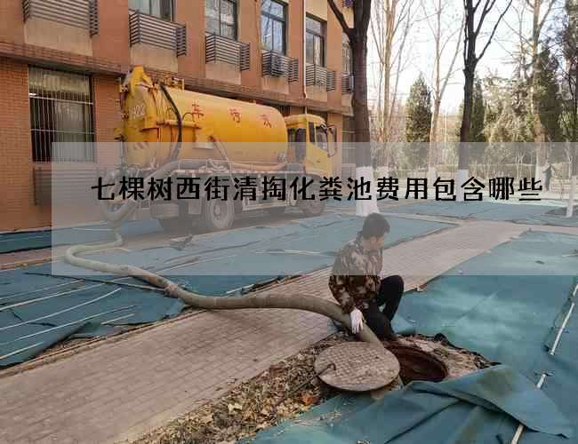 七棵樹西街清掏化糞池費用包含哪些