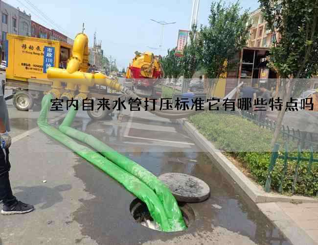 室內自來水管打壓標準它有哪些特點嗎