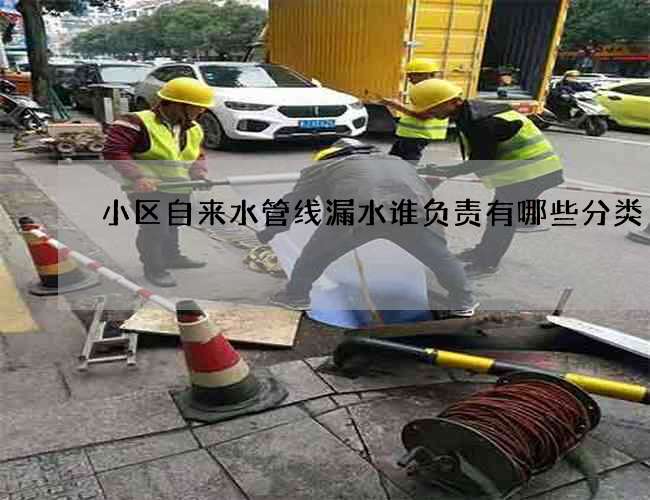 小區(qū)自來水管線漏水誰負(fù)責(zé)有哪些分類?
