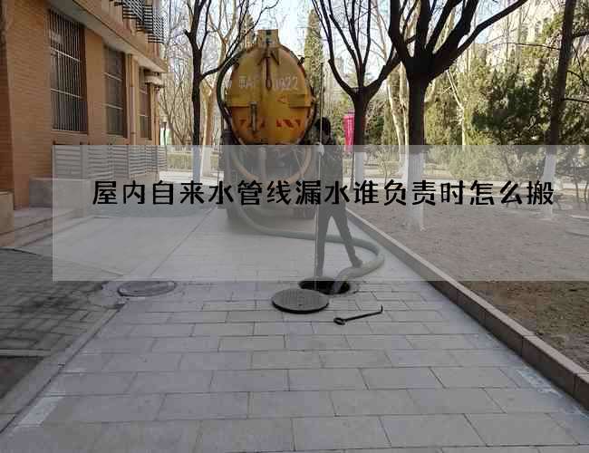 屋內(nèi)自來水管線漏水誰負(fù)責(zé)時怎么搬