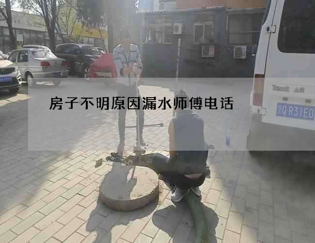 房子不明原因漏水師傅電話